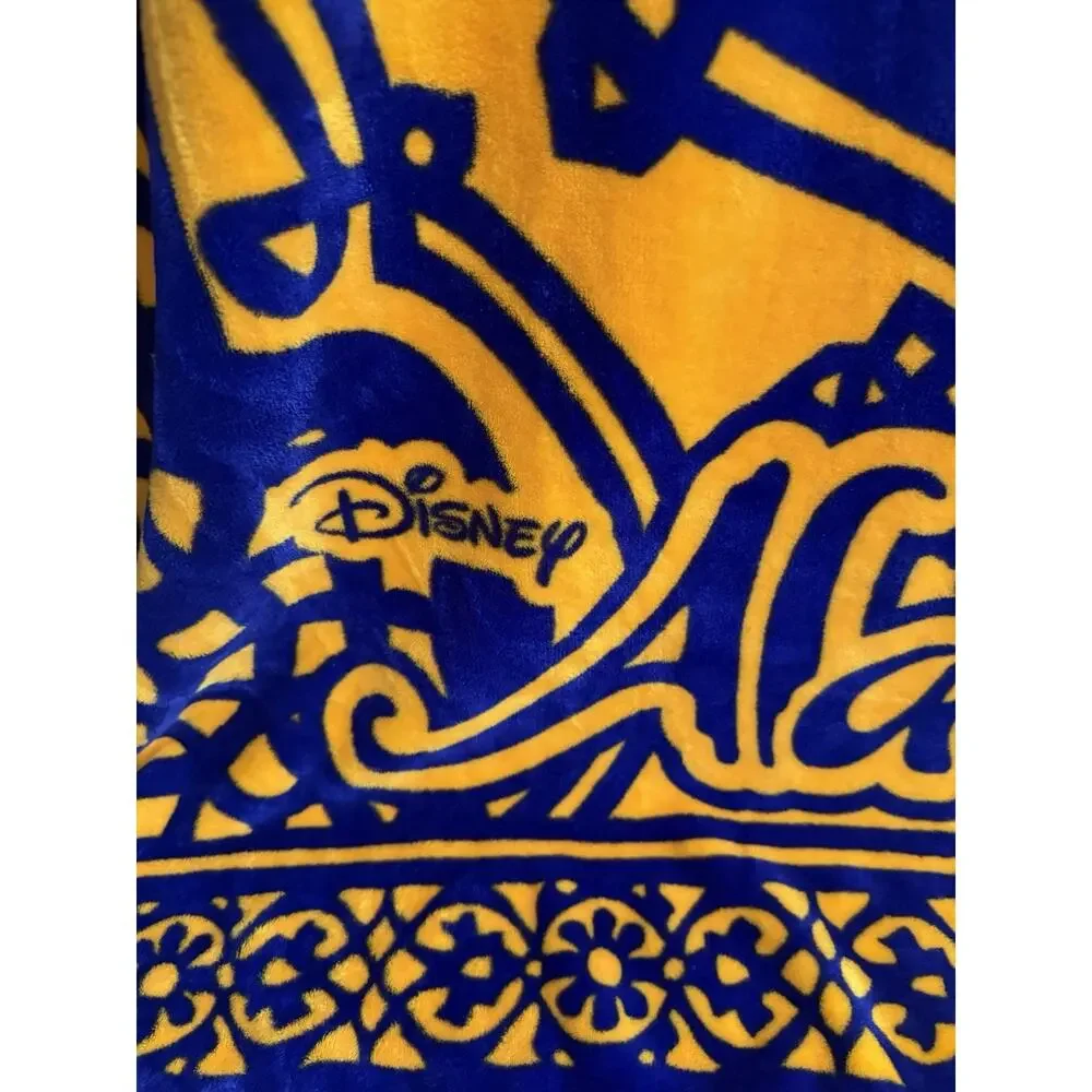Disney's Aladdin Broadway Fleece Polyester Blanket Magic Carpet 48x58 Super Soft